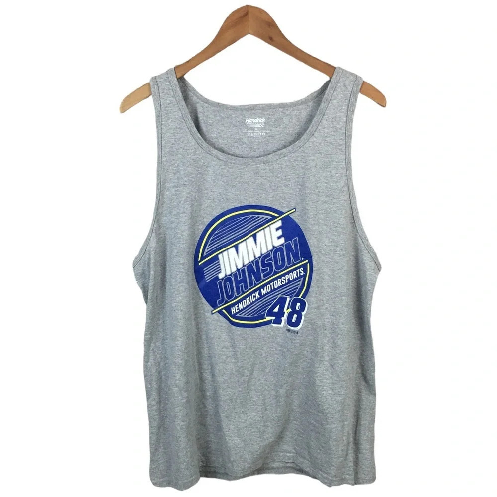 TS678 Mens Hendrick Motorsports Jimmie Johnson Nascar Racing Tank Top XL